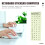 Feuille Autocollant Clavier Lumineux Espagnol Remplacement 11