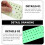 Feuille Autocollant Clavier Lumineux Espagnol Remplacement 8