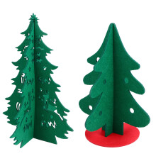 4 Stuks Simulatie Kerstboom Decor Uitgesneden Versiering