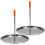 2Stk Hähnchen Bratrost Pute Grilltablett Für Camping 11