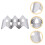 Soporte Acero Inoxidable Para Tacos Con Base Estable 4