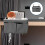 1Pc Waterproof Oxford Cloth Bedside Hanging Organizer Bag Grey 5