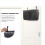 1Pc Waterproof Oxford Cloth Bedside Hanging Organizer Bag Grey 7