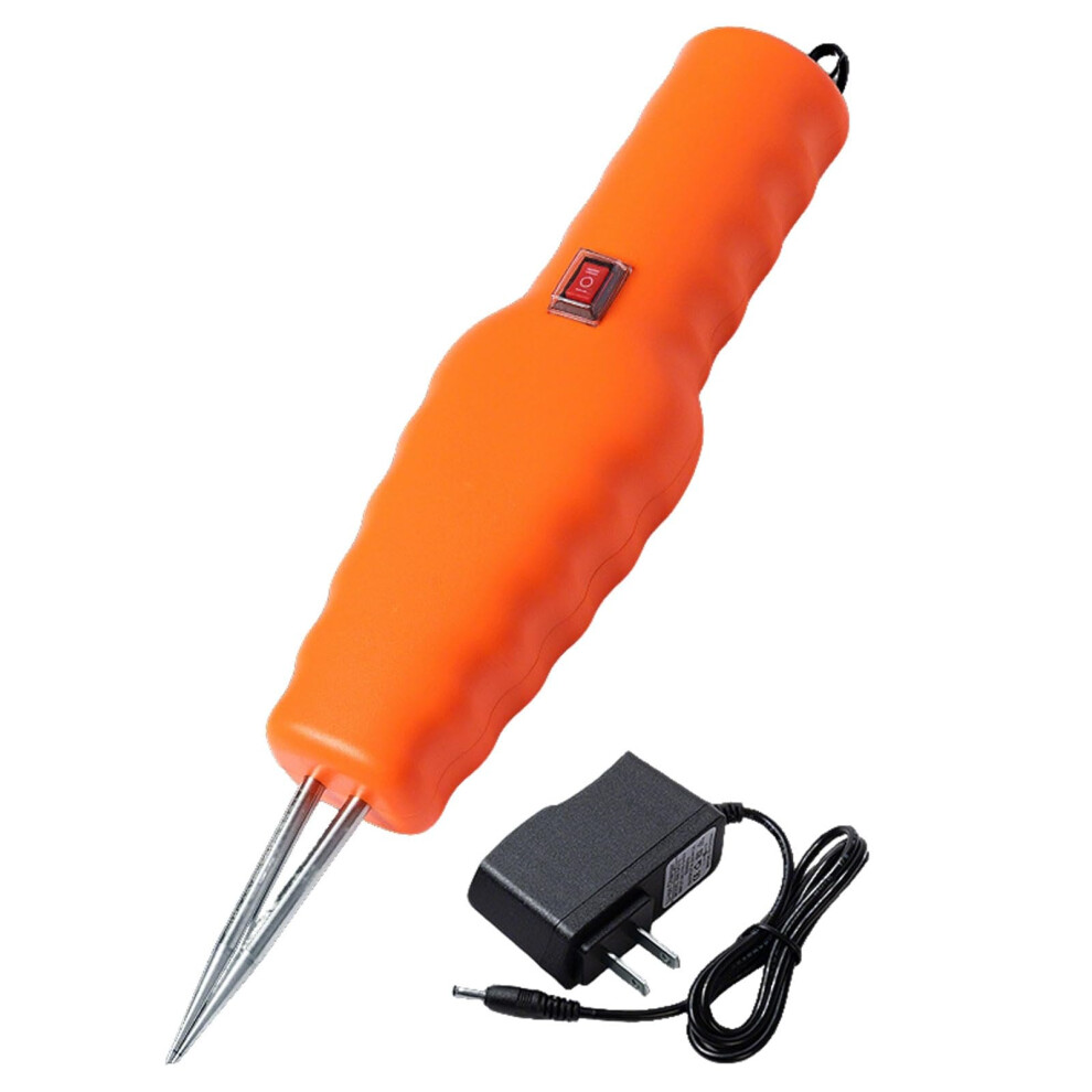 Electric Quick Chicken Plucker Portable Poultry Feather Plucker Handheld Plucker Orange Rechargeable Home Use