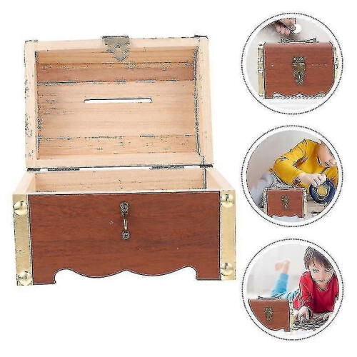 1 boîte à monnaie en bois 2
