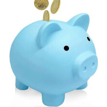 Tirelire cochon en plastique fiable, tirelire pour garçons, filles, enfants, tirelire pour adultes,