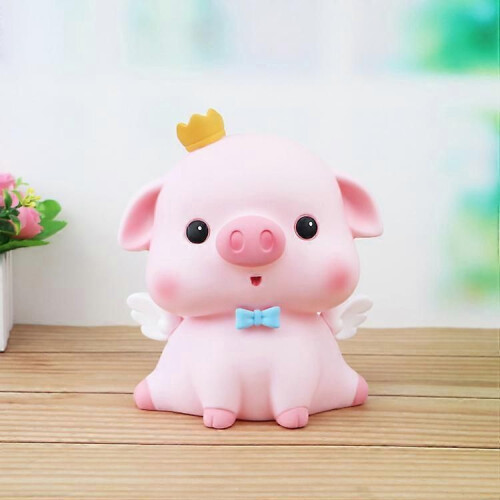 Tirelire bébé cochon rose pour enfants 2