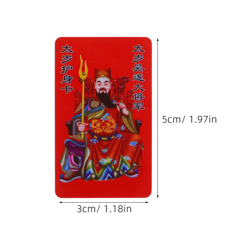 10 Pezzi Carta Tai Sui Del Amuleto Pace 1