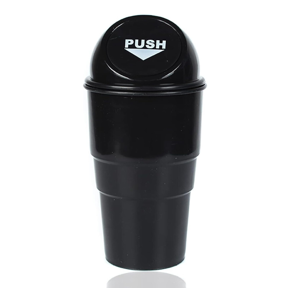 Car Garbage Can With Lid For Skoda Octavia Praktik Rapid Roomster Scala Superb Yeti Leakproof Cup Holder Portable Black 9393856394302
