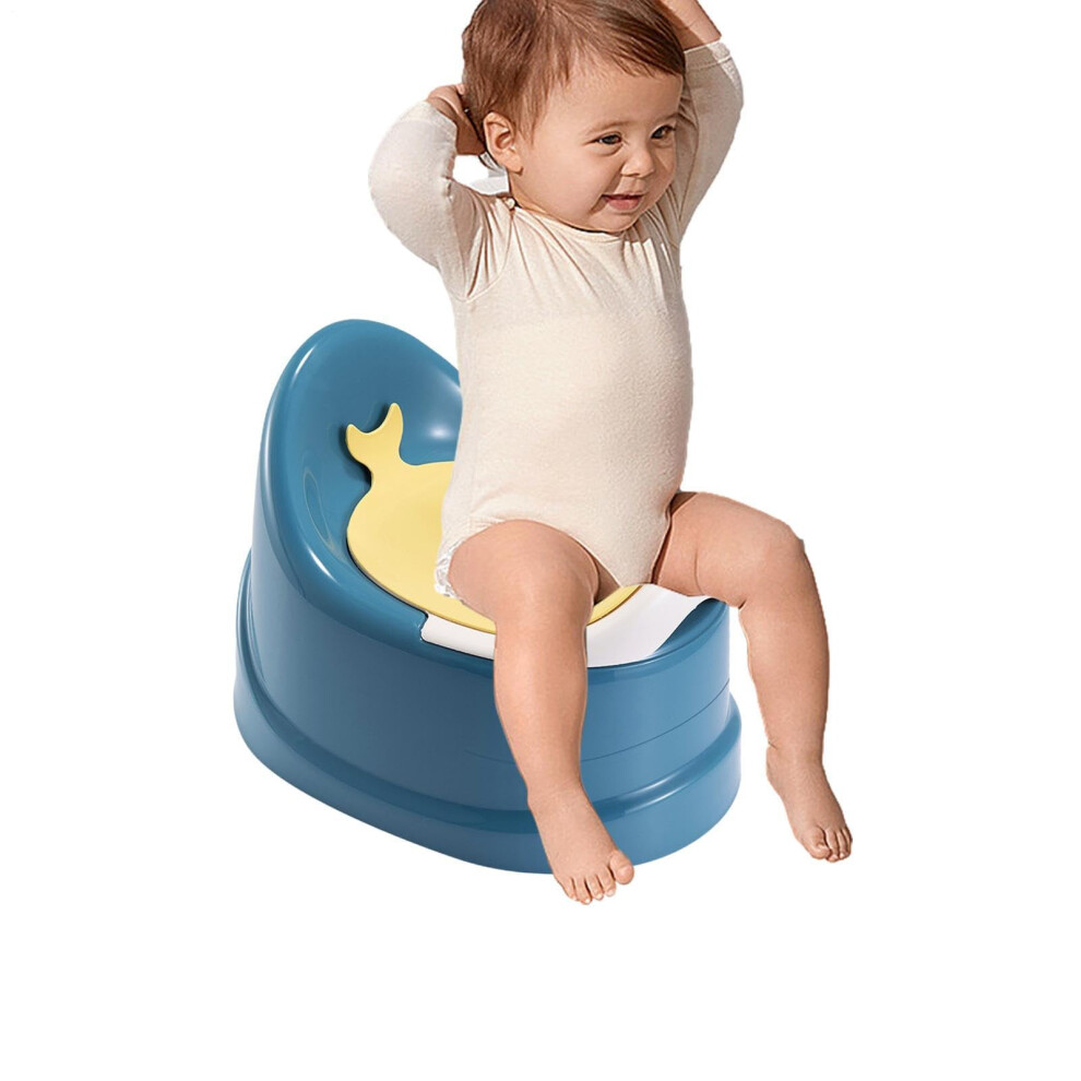 Children Potty Chair Travel Potty Trainer With Anti-Splashing Cover, Portable Kids Toilet For Road Trips, Camping, Blue