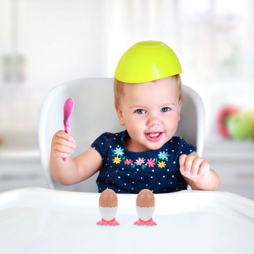 8 Pièces Supports Œufs En Forme De Pied Bébé Faciles À 2