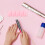4 Pièces Supports Pour Ongles En Plastique Pour 7