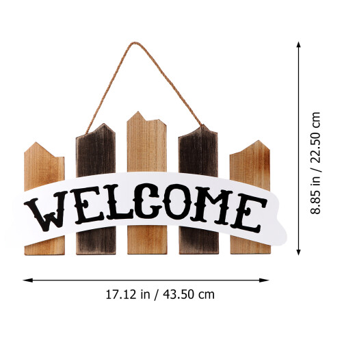 Hanging Board Welcome Doorplate Wall Sign For Bar 1
