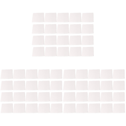 60 Stuks Cake Kartonnen Mousse Presentatie Pads Pizza Wit 1