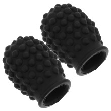 Drumaccessoires Drumstok Oefentip Zwart 2 Stuks