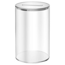 (M)Elegante transparante spaarpot van acryl, geschikt voor huisdecoratie en om tieners aan te moedigen