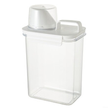 Airtight Dispenser With Measuring Cup 1800ML Capacity For Washing Powder Laundry Detergent
