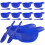 12 Set Ciotole A Forma Cappello Da Baseball Con Cucchiai 5