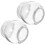 2 Pezzi Barattoli In Per Yogurt, Jelly E 200 Ml 1