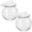 2 Pezzi Barattoli In Per Yogurt, Jelly E 200 Ml 9