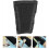 Zwarte Brush Cleaning Pad Elastisch Voor Make-Up Kwasten 3