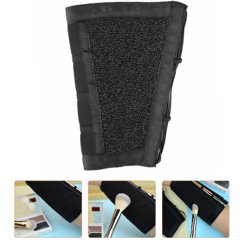 Zwarte Brush Cleaning Pad Elastisch Voor Make-Up Kwasten 2