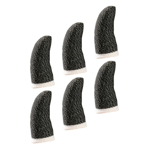 6 Pezzi Cover Per In Conduttiva Per Touchscreen (Nero)