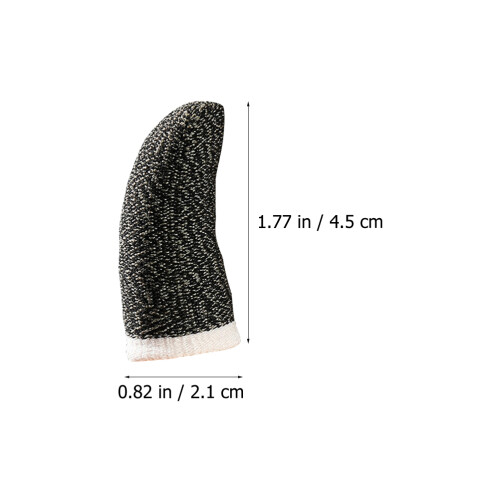 6 Pezzi Cover Per In Conduttiva Per Touchscreen (Nero) 1
