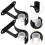 4Pièces Accessoire Support Tringle Noir 4