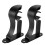 4Pièces Accessoire Support Tringle Noir 11