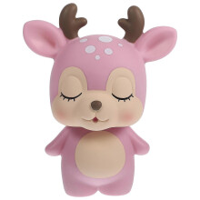 Tirelire créative en forme de cerf (rose)