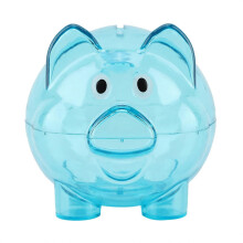 (Blau) Niedliches, kreatives Sparschwein in verschiedenen Farben – Sparschwein-Geburtstagsgeschenk –