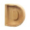 (D)Alcancía con letras de madera 1