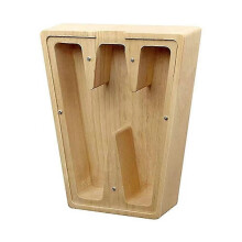 (W)Alcancía de madera con letras