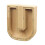 (U)Alcancía de madera con letras 1