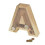 (A) Alcancía con letras de madera 1
