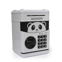 (Negro) Hucha electrónica Hucha Hucha Hucha con contraseña Hucha ATM