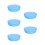 5Pcs Compact Plastic Retainer Holder with Mirror Tooth Storage Box 9