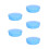 5Pcs Compact Plastic Retainer Holder with Mirror Tooth Storage Box 5