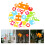 24 Pezzi Marker Per Bicchiere Vino In Silicone Riutilizzabile 9