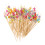 100 Pezzi Stuzzicadenti Cocktail 12 Cm Con Perline Quadrate Ottagonali 1