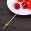 100 Pezzi Stuzzicadenti Cocktail 12 Cm Con Perline Quadrate Ottagonali 11