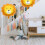 10 Pièces Ballons Animaux Dessin Animé Pour 11