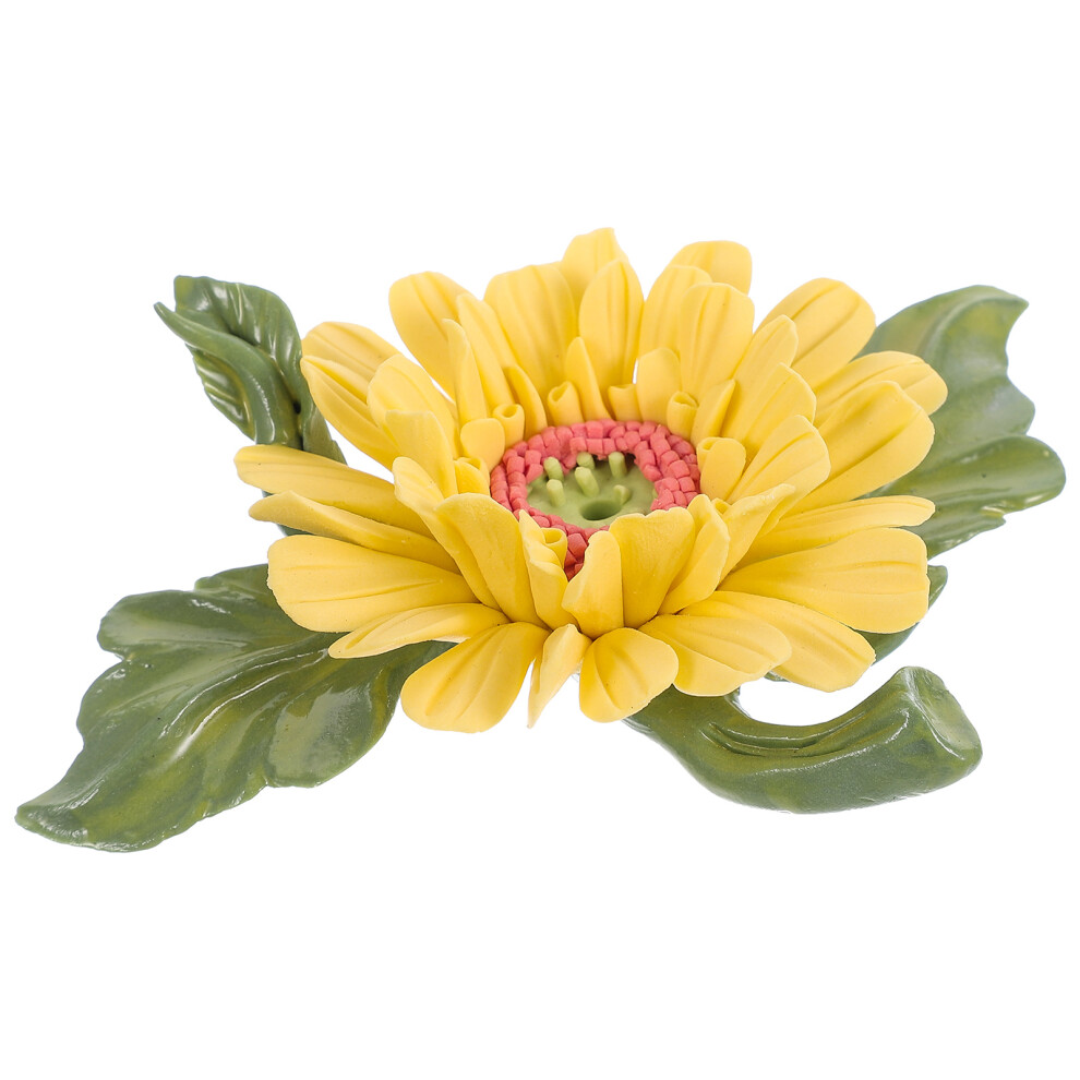 Holder Na KadzidłA W KształCie Kwiata Z Ceramiki Do Domu-image