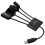 One Set Usb 2.0 4 Port Hub Adapter For Laptop Pc Black 10