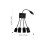 One Set Usb 2.0 4 Port Hub Adapter For Laptop Pc Black 3