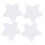 Mini Gespannen Canvas Olieverf Bord Wit 4 Stuks 11