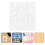 42 Stuks Tekensjabloon Grote Letters Wit 9
