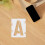 42 Stuks Tekensjabloon Grote Letters Wit 3