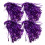 Cheerleading Uitrusting Pompoms Paars 10 6